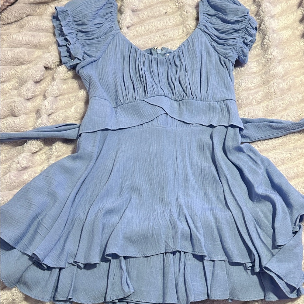 Elegant Blue Women's Top